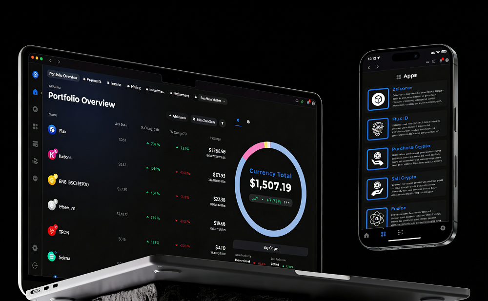ZelCore Wallet 界面展示